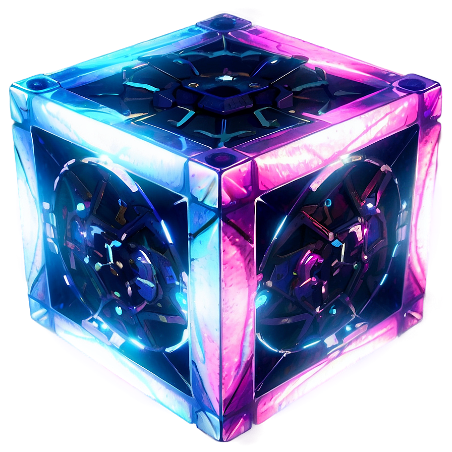 Animated Tesseract Rotation Png Wrx2 PNG image