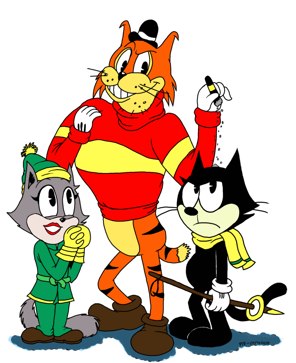 Animated_ Trio_ Cartoon_ Characters PNG image
