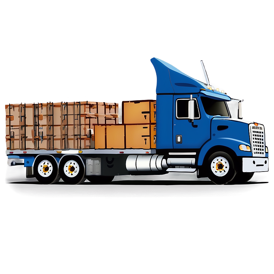 Animated Trucker Driving Png 78 PNG image