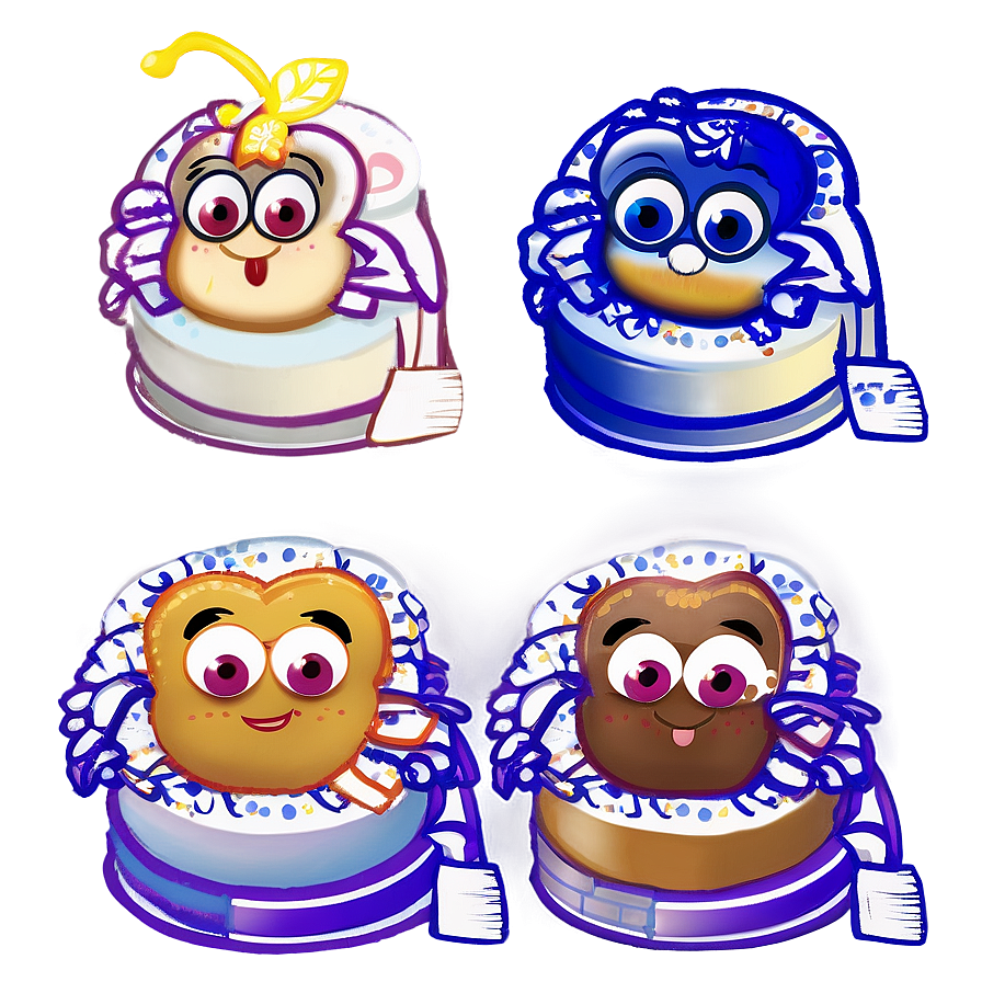 Animated Twinkie Characters Costumes PNG image