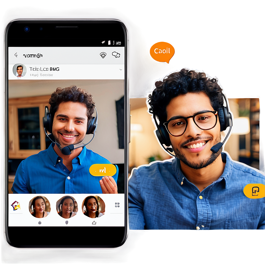 Animated Video Call Notification Png Dyj52 PNG image