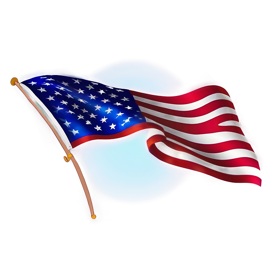 Animated Waving American Flag Png 04302024 PNG image