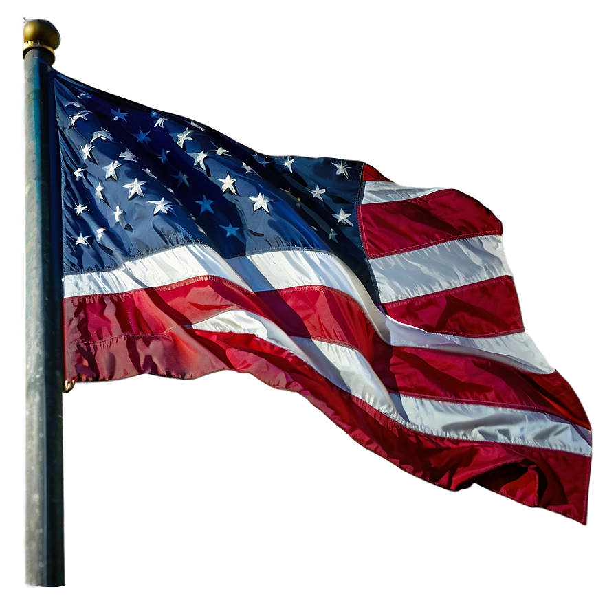 Animated Waving American Flag Png 04302024 PNG image