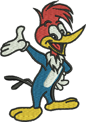 Animated Woodpecker Gesture PNG image