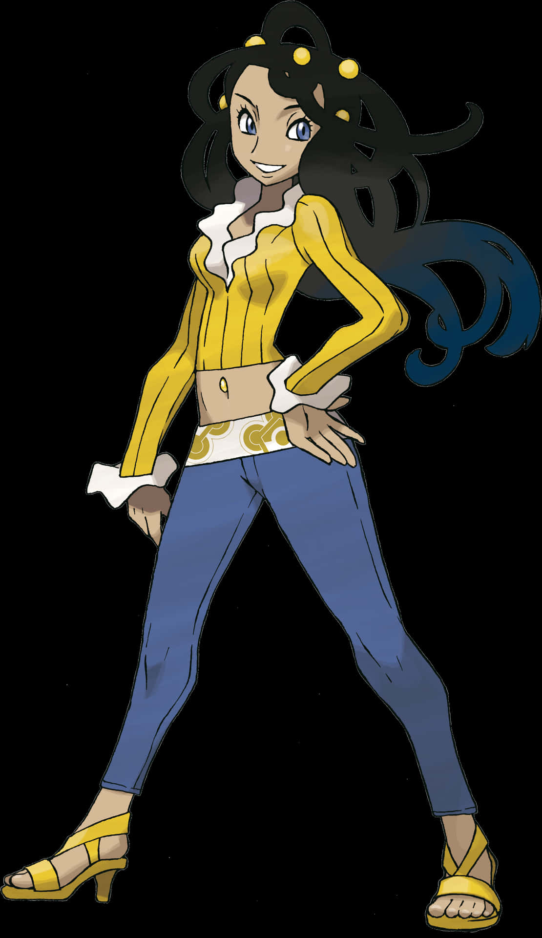 Animated Yellow Jacket Character PNG image