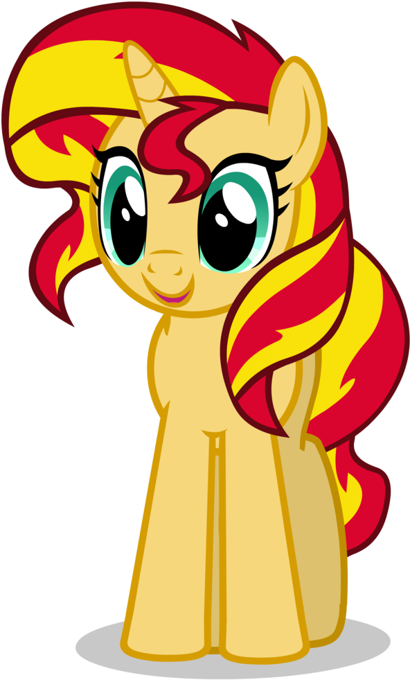 Animated Yellow Pony Character.png PNG image