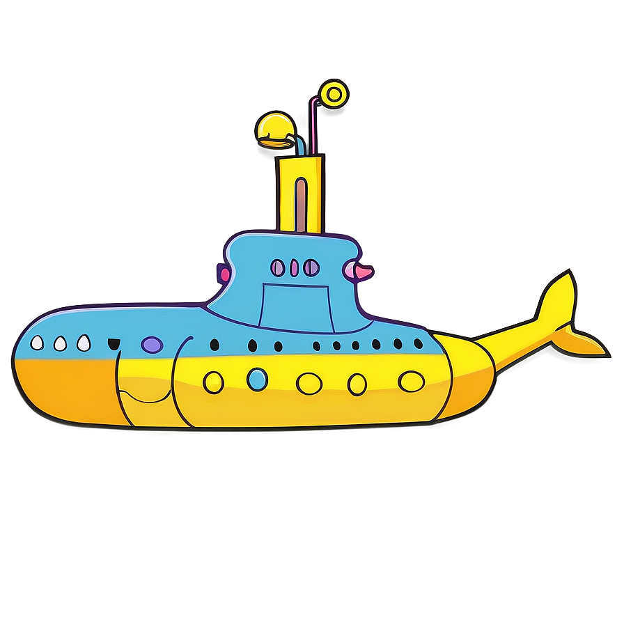 Animated Yellow Submarine Png 5 PNG image