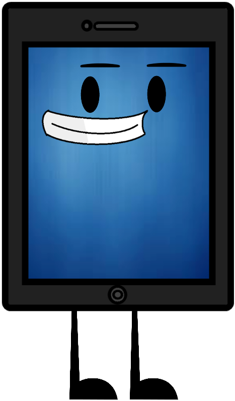 Animatedi Pad Character Smiling PNG image