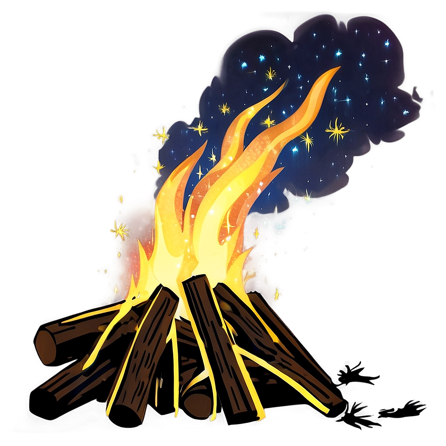 Anime Bonfire Night Png Iqd26 PNG image