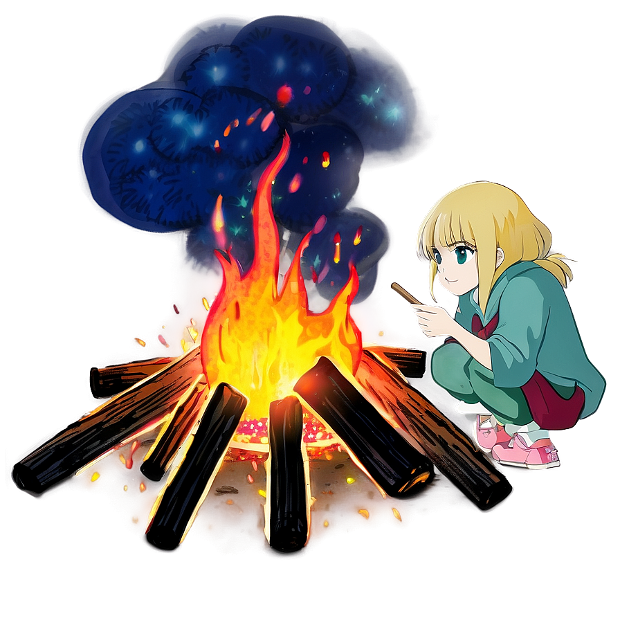 Anime Bonfire Night Png Nox16 PNG image