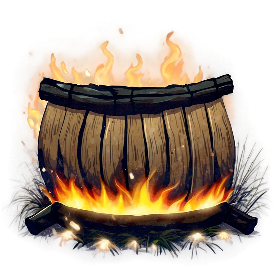 Anime Bonfire Night Png Qyf97 PNG image