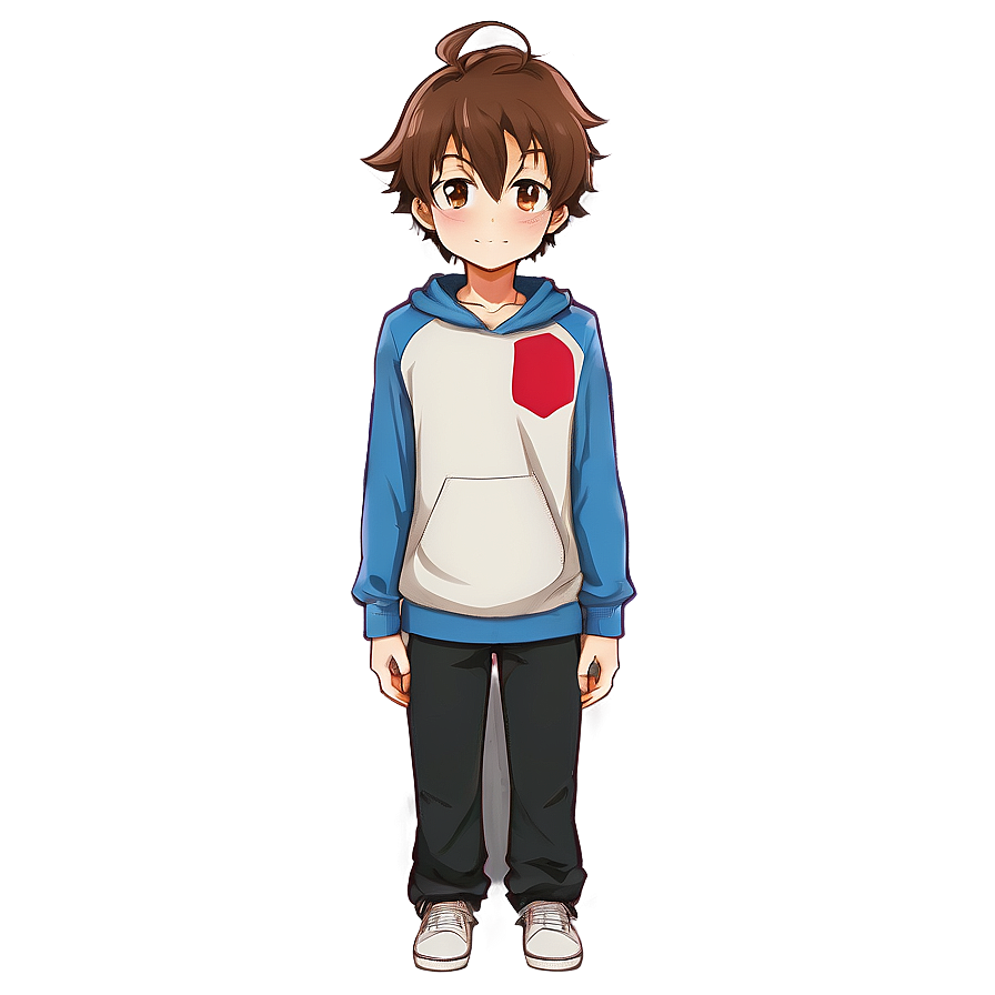 Anime Boy With Brown Hair Png Vbg95 PNG image