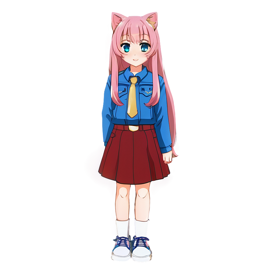 Anime Cat Girl Png Vsy41 PNG image
