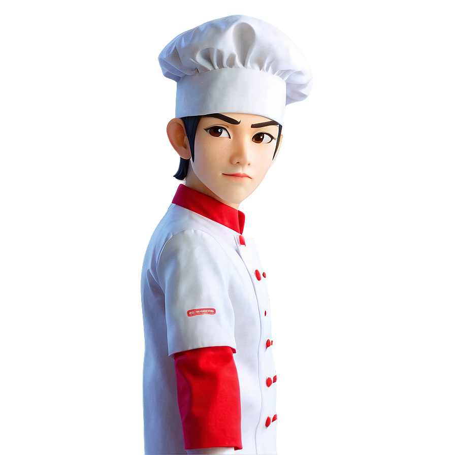 Anime Character In Chef Uniform Png 06252024 PNG image