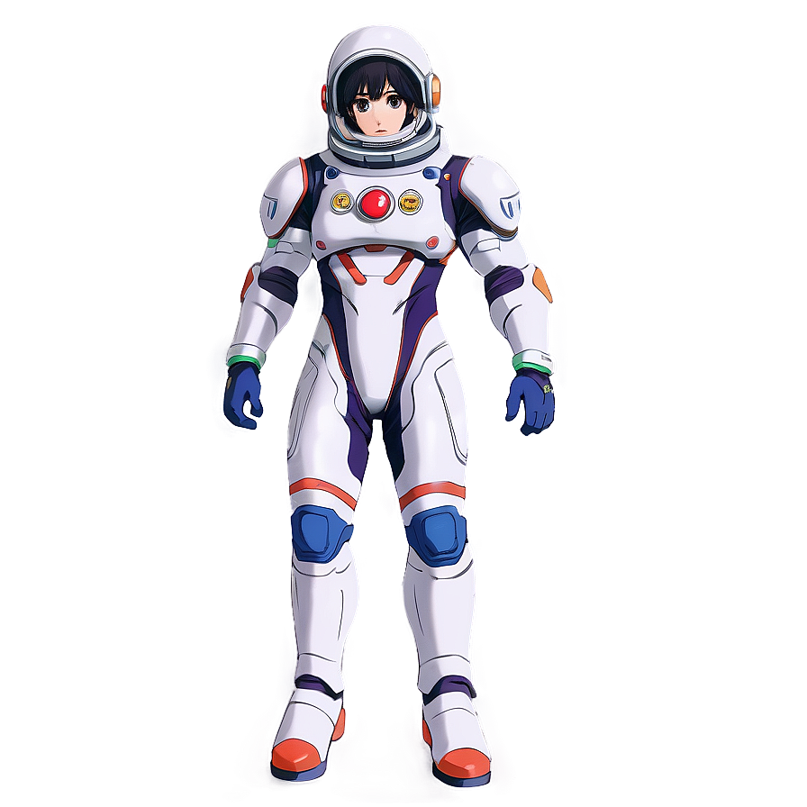 Anime Character In Space Suit Png Eoh PNG image