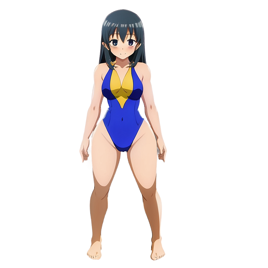 Anime Character In Swimsuit Png 38 PNG image