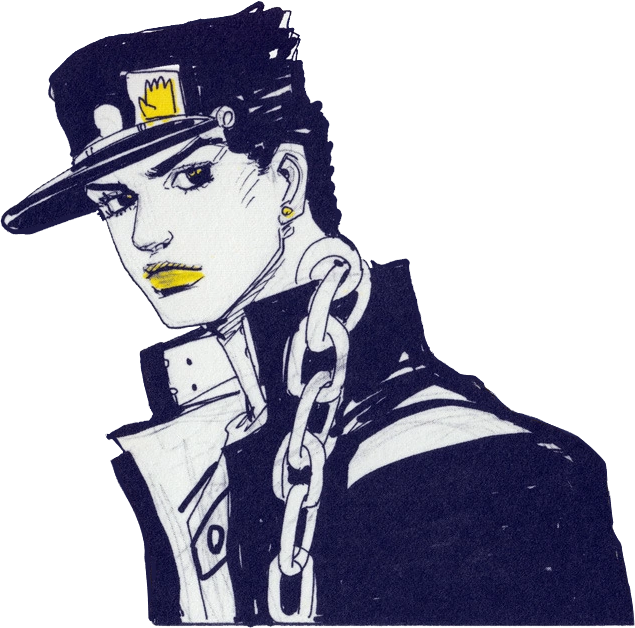 Anime Character With Chainand Cap PNG image