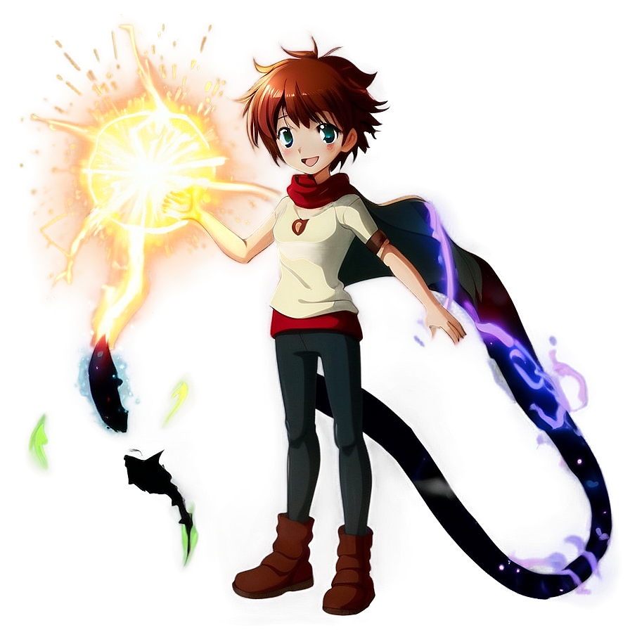 Anime Character With Magical Powers Png 06252024 PNG image