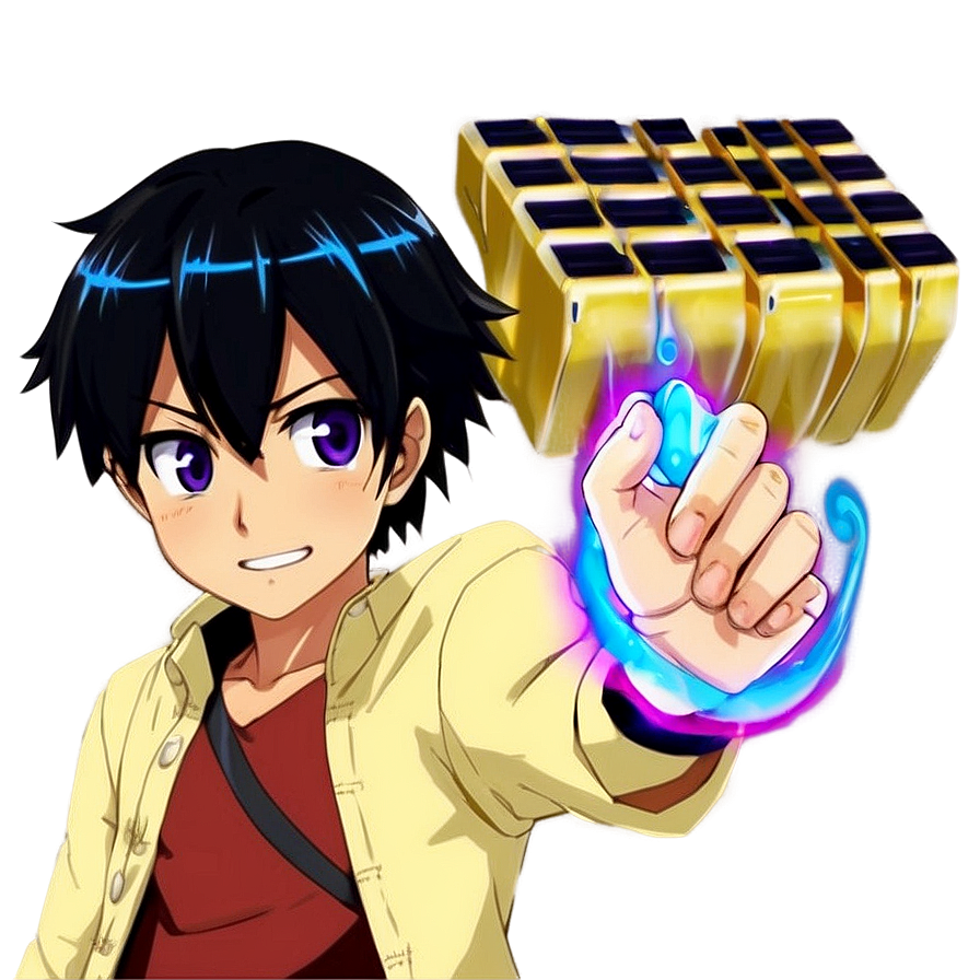 Anime Character With Magical Powers Png 27 PNG image