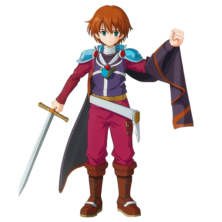 Anime Character With Sword Png 06252024 PNG image