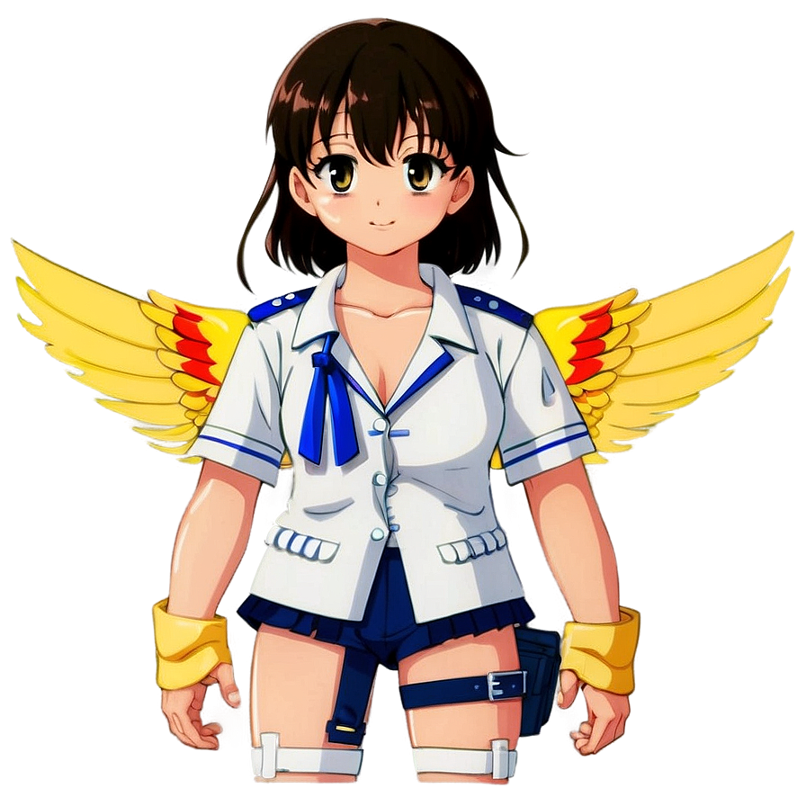 Anime Character With Wings Png 06252024 PNG image