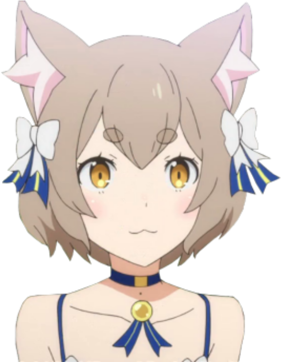 Anime Characterwith Cat Ears PNG image