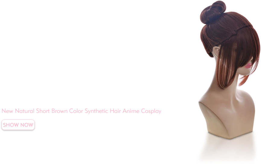 Anime Cosplay Synthetic Hair Mannequin PNG image