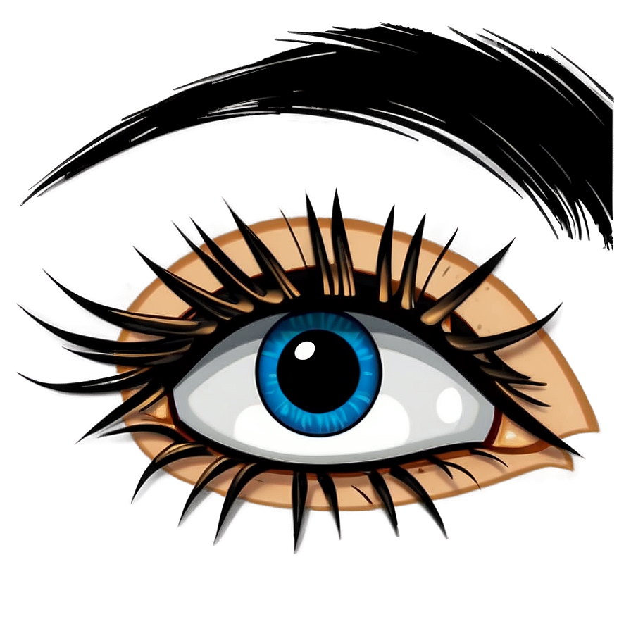 Anime Eyelashes Png 35 PNG image