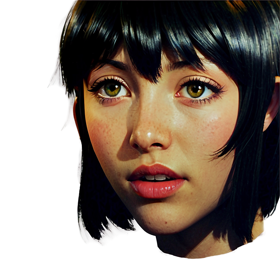 Anime Face C PNG image