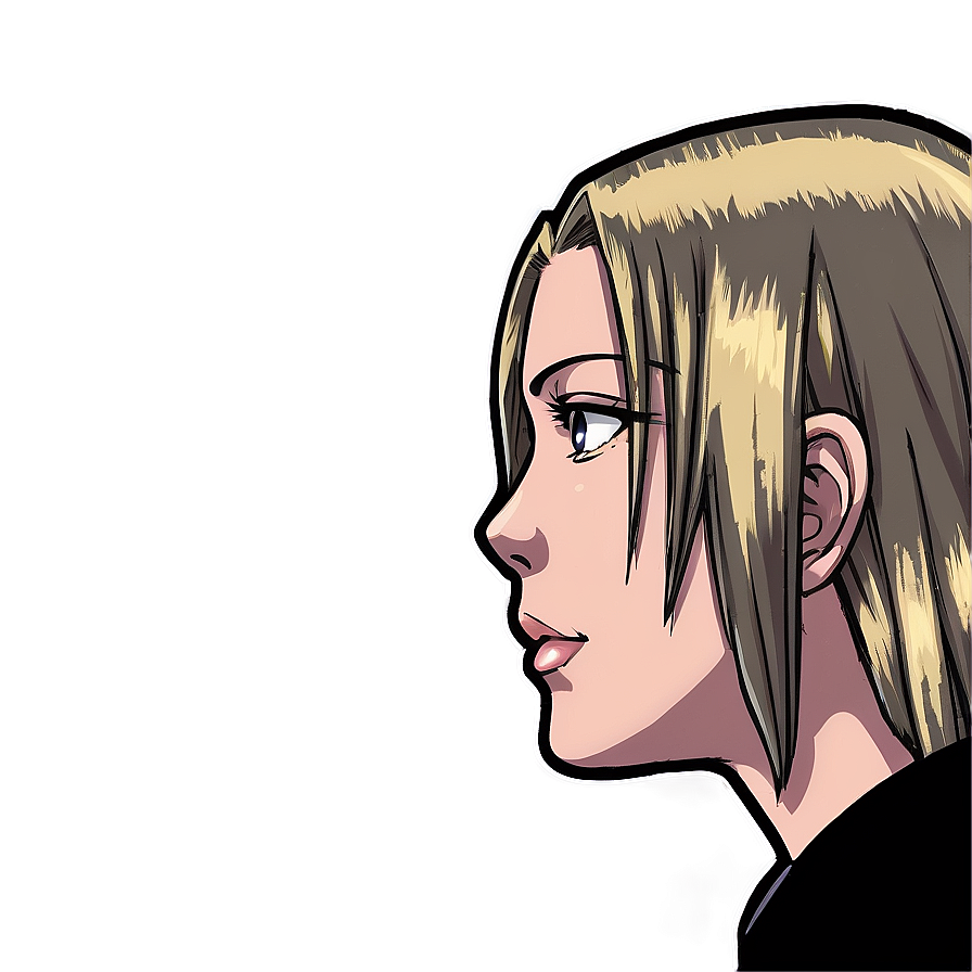 Anime Face Profile Png 26 PNG image