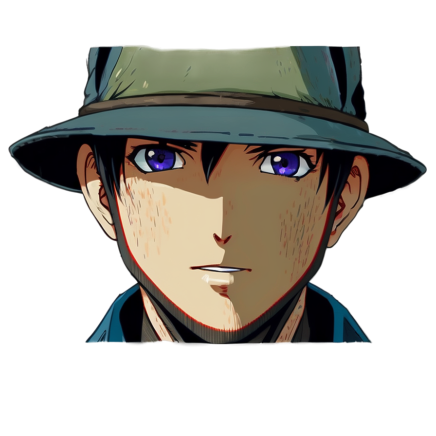 Anime Face With Hat Png Mxy55 PNG image