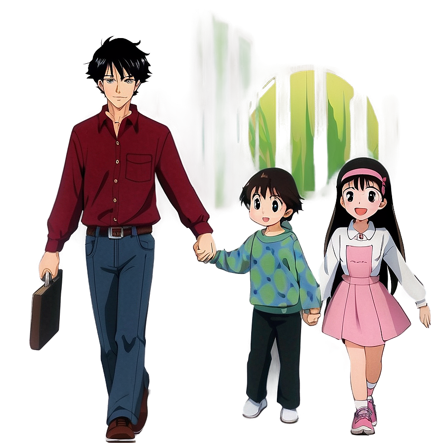 Anime Family Moments Png God11 PNG image