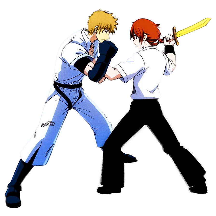 Anime Fight Scene Png Cnm24 PNG image