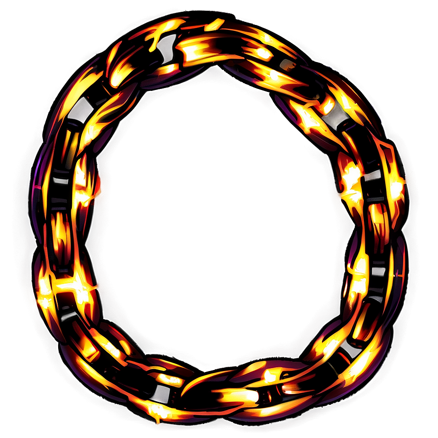 Anime Fire Chain Png Jtq39 PNG image