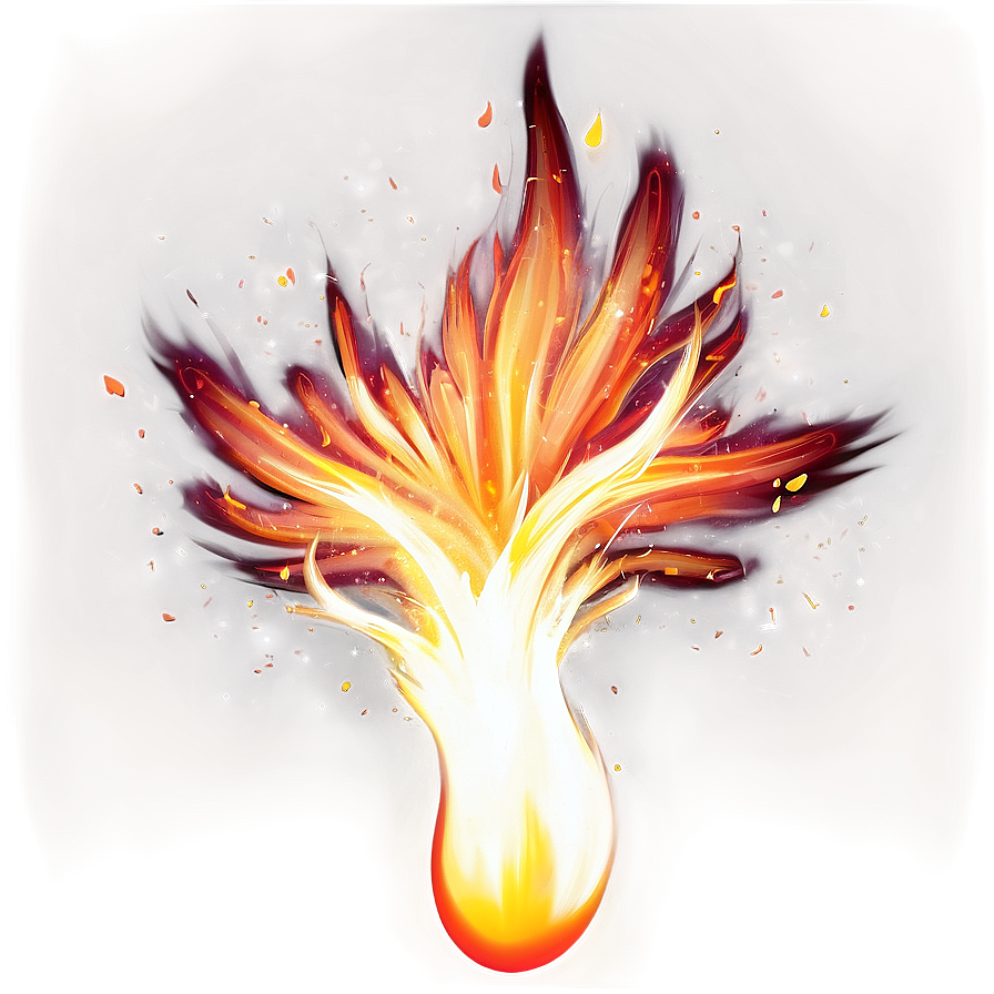 Anime Fire Effect Png 06252024 PNG image