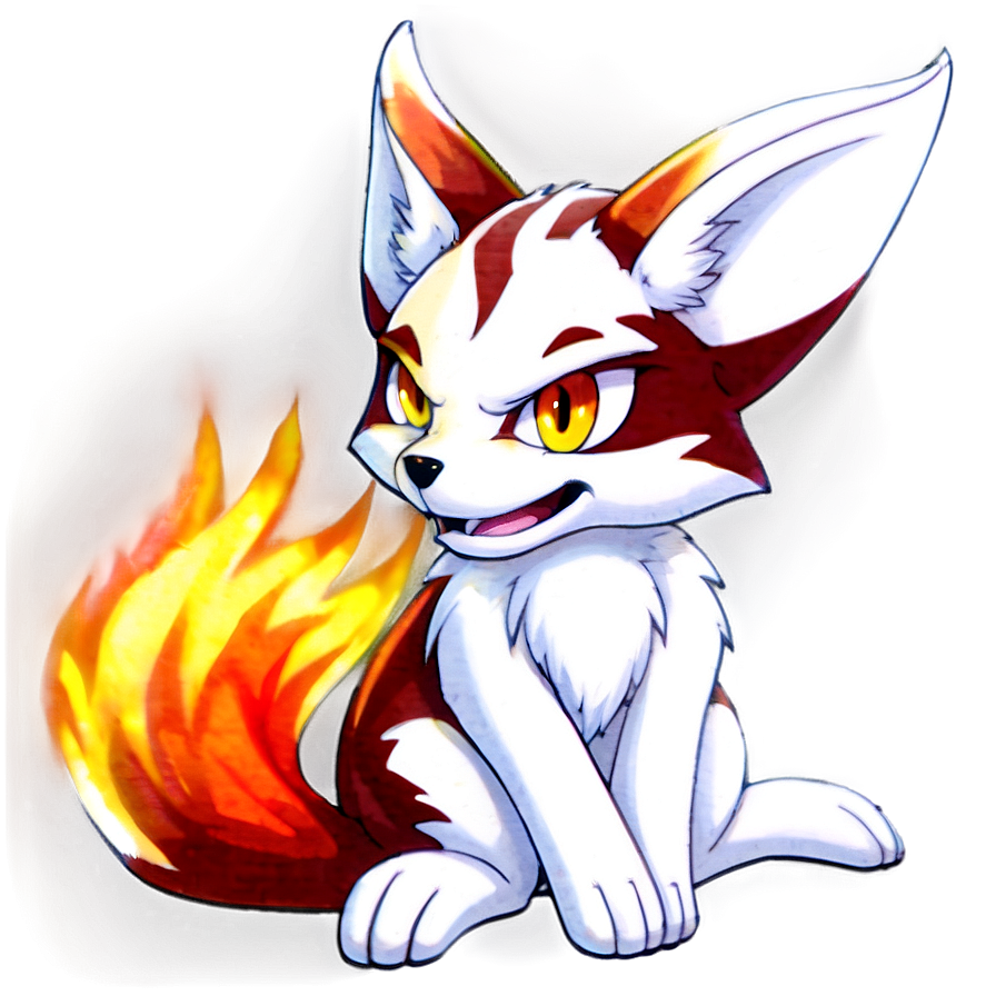 Anime Fire Fox Png 06252024 PNG image