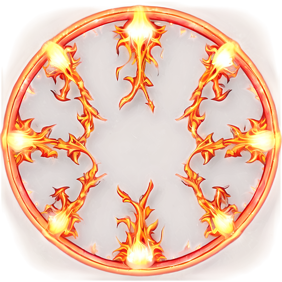 Anime Fire Magic Circle Png Jor78 PNG image