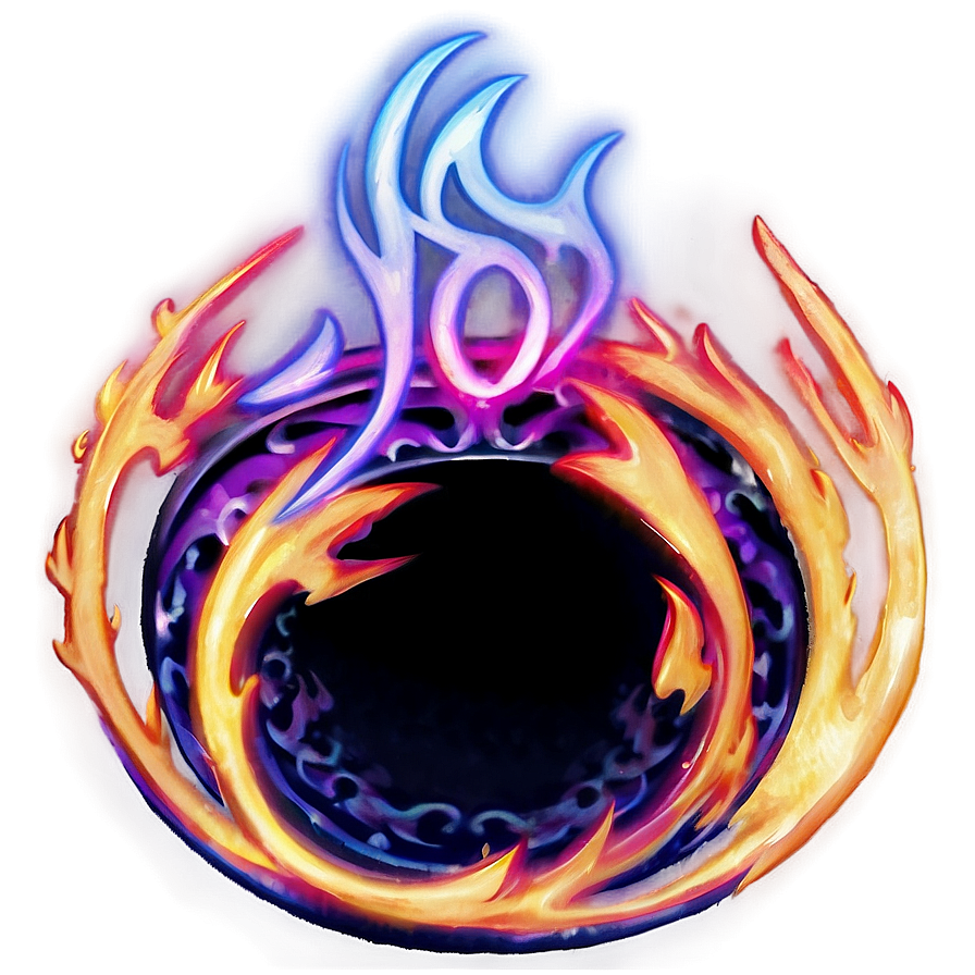 Anime Fire Magic Circle Png Xxf PNG image