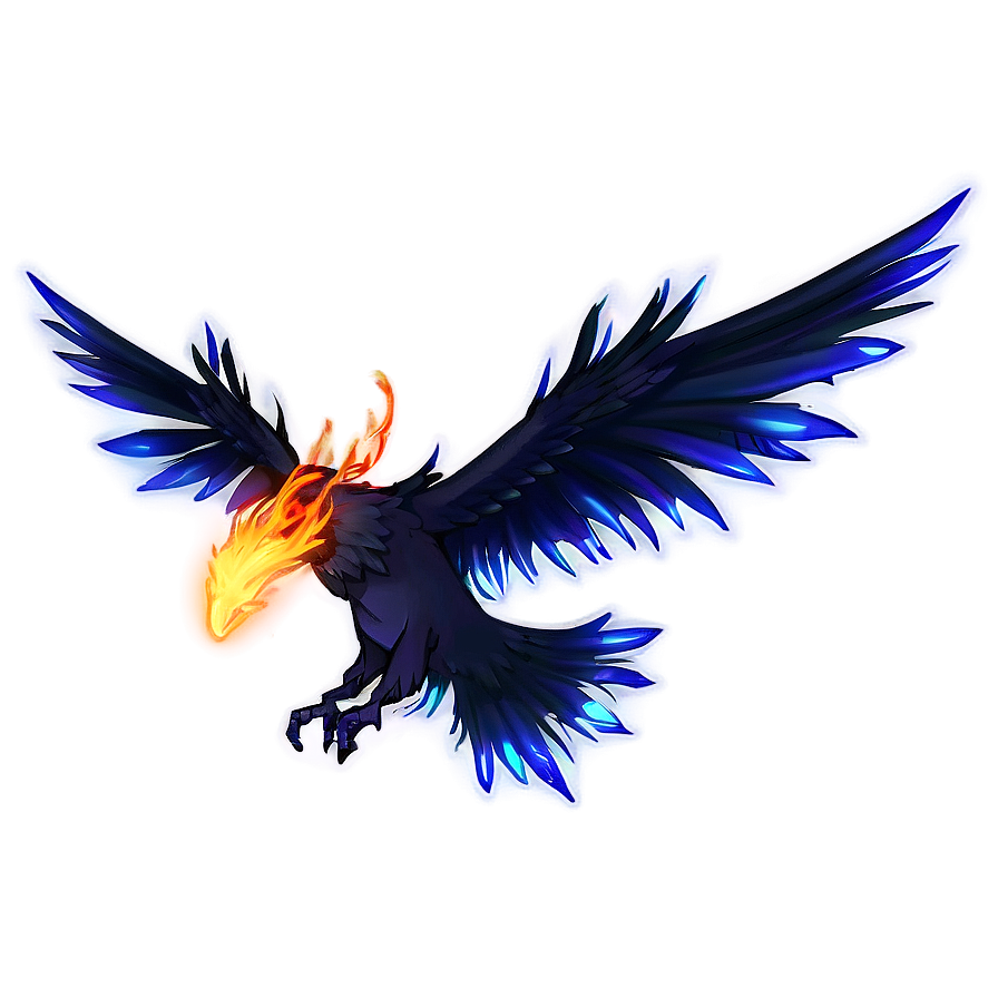 Anime Fire Phoenix Png Cpl PNG image