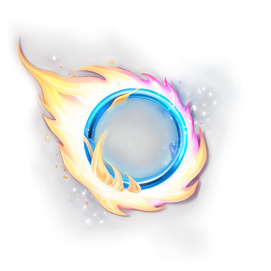 Anime Fire Ring Png 06252024 PNG image