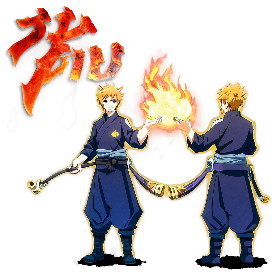 Anime Fire Spirit Png 18 PNG image