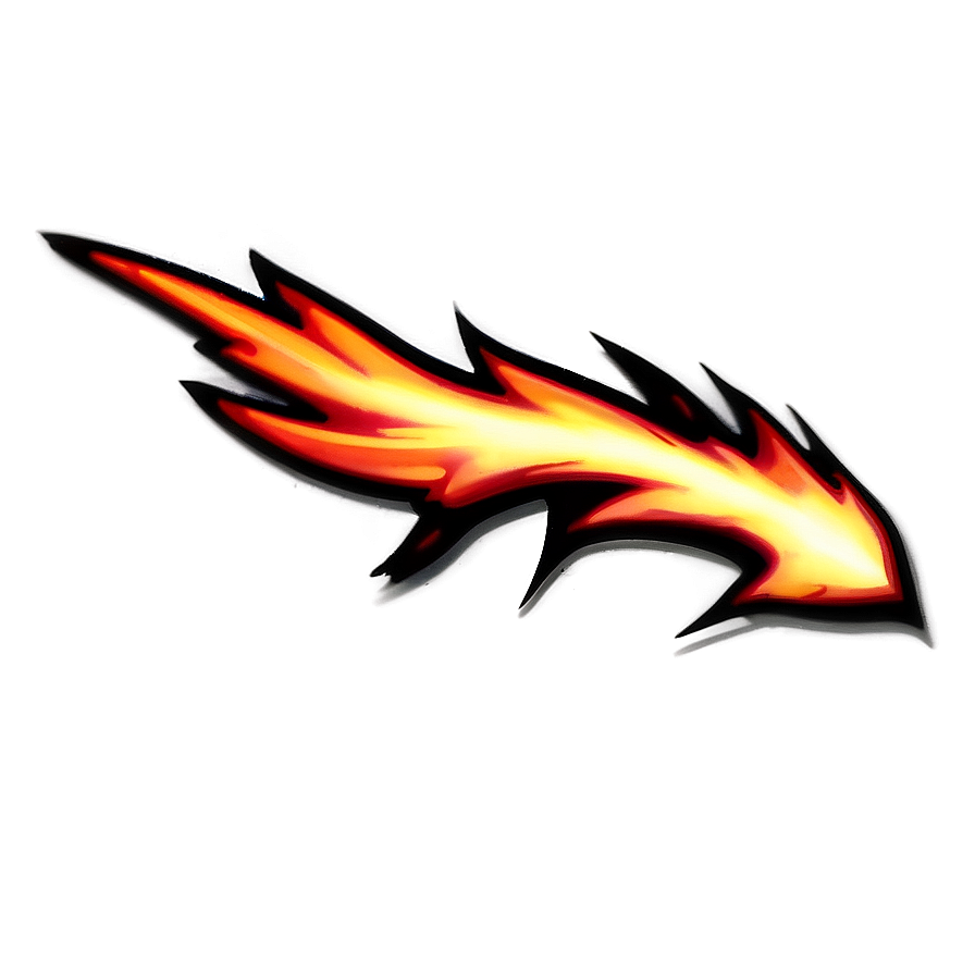 Anime Flame Burst Png 06252024 PNG image