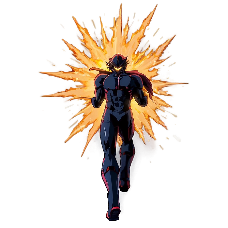 Anime Flame Burst Png Nvs PNG image