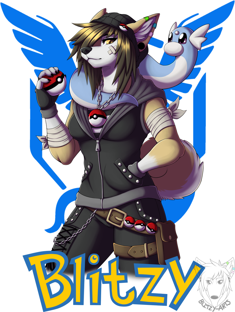 Anime Furry Pokemon Trainer PNG image