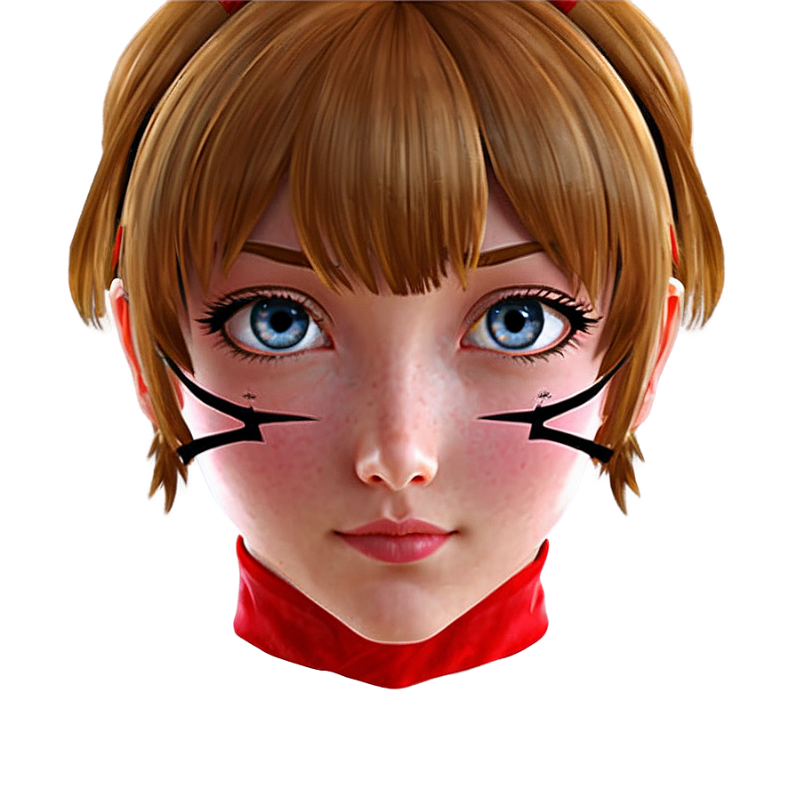 Anime Girl Face Png 05042024 PNG image