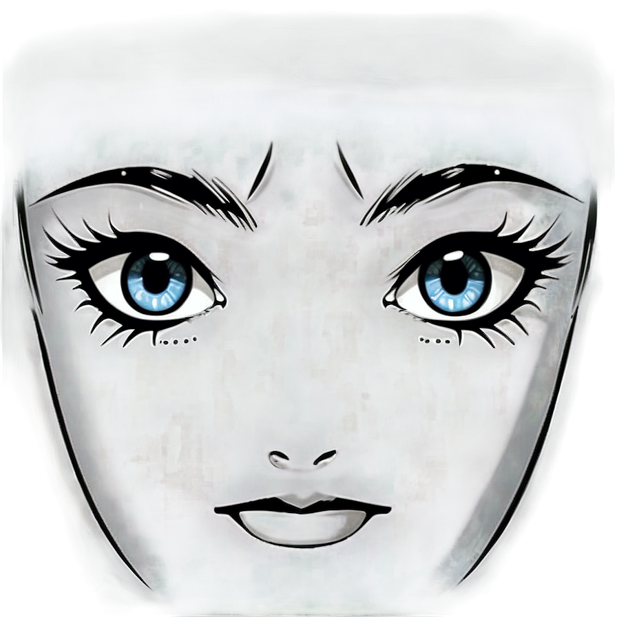 Anime Girl Face Png 05042024 PNG image