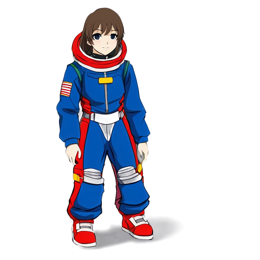 Anime Girl In Space Suit Png Jxg PNG image