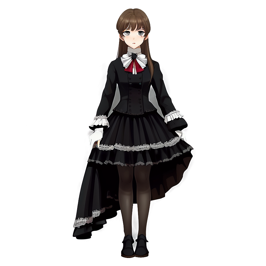 Anime Girl In Victorian Dress Png Cxy PNG image