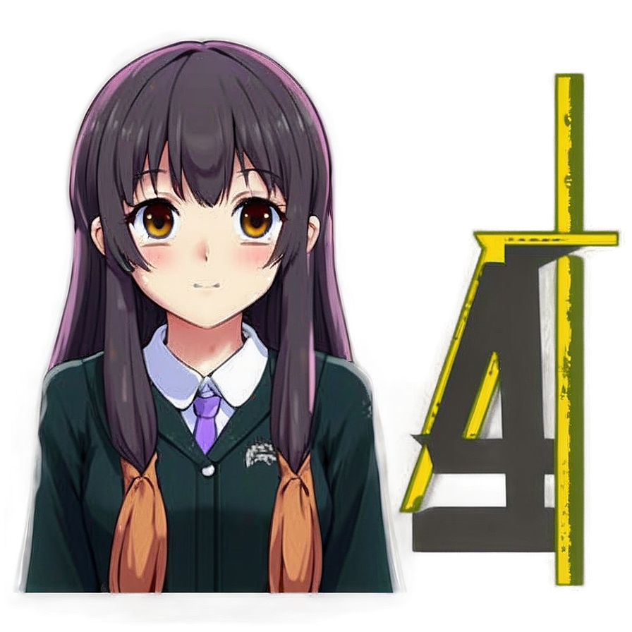 Anime Girl Png 64 PNG image