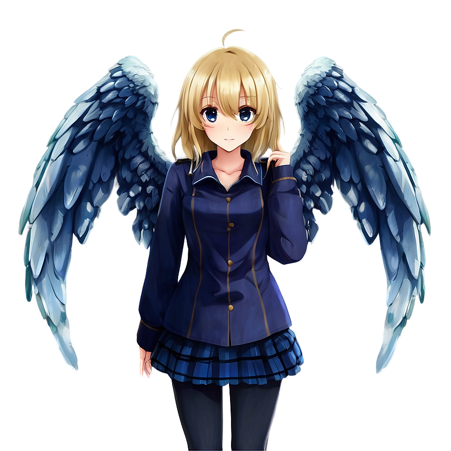 Anime Girl With Wings Png Cfl PNG image